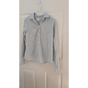 Aventura Organic Cotton Pale Green Long Sleeve Lightweight Shirt, Small, Beachy